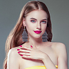 6 Pairs 6 Colors Bohemian Polyester Long Tassel Dangle Earrings with Iron Pins for Women EJEW-AN0003-97-5