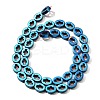Electroplated Synthetic Non-magnetic Hematite Beads Strands G-L613-Z01-02A-2