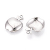 304 Stainless Steel Pendants STAS-T065-74P-2