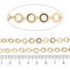 304 Stainless Steel Ring Link Chains CHS-G044-05G-07-2