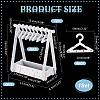 1 Set Coat Hanger Removable Acrylic Earring Displays EDIS-PH0001-92-2