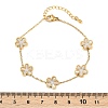 304 Stainless Steel Link Bracelets for Women BJEW-G747-04G-5