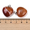 Dyed Natural Banded Agate Pendants G-G202-08A-3