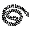 Opaque Glass Beads Strands GLAA-P076-01C-07-2