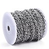 Tarnish Resistant 304 Stainless Steel Dapped Cable Chains CHS-N001-04P-3