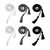 6Pcs 3 Style Polyester Tassel Big Pendant Decorations FIND-TA0001-51-1