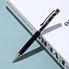 Natural Obsidian Chip on Top Ball-Point Pens PW-WG35714-14-1