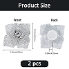 2Pcs Crystal Rhinestones Shoes Decoration DIY-FH0008-22-2