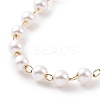 PVD Vacuum Plating 304 Stainless Steel Beaded Necklaces NJEW-E064-07G-3