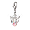 Heart Angel Glass Pendant Decoration HJEW-JM01980-3