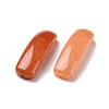 Natural Red Aventurine Connector Charms G-D460-02K-3