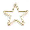 Rack Plating Alloy Pendants X-PALLOY-T077-74LG-RS-1