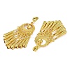 Bohemia Zinc Alloy Clip-on Earrings EJEW-C089-01B-G-2