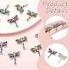 10Pcs Alloy Dragonfly Links Connectors FIND-YW0010-53-2