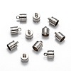 Tarnish Resistant 304 Stainless Steel Cord Ends X-STAS-E020-2-2