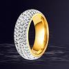 201 Stainless Steel Finger Rings for Women WGAEC69-03-1