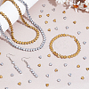 4 Strands 4 Colors Electroplate Non-magnetic Synthetic Hematite Bead Strands G-PH0002-79-5