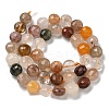 Natural Rutilated Quartz Beads Strands G-B099-B01-01-3
