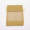Burlap Packing Pouches Drawstring Bag ABAG-TAC0006-01A-1