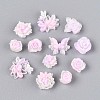 Luminous Flower Resin Cabochons CRES-T025-10C-1