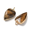 Natural Tiger Eye Pendants G-G012-13G-10-2