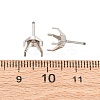 304 Stainless Steel Stud Earring Findings STAS-B091-02A-08P-3