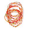 10Pcs Glass Seed Bead Stretch Bracelet Set LV7634-1-2