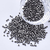 Electroplate Cylinder Seed Beads SEED-Q036-02A-B03-1