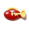 Valentine's Day Theme Opaque Resin Decoden Cabochons LS-RESI-G092-01B-1