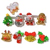 Christmas Theme Transparent Resin Cabochones PW-WG91FD0-01-4