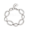 304 Stainless Steel Link Chain Bracelets for Women BJEW-K293-05P-4