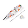 Resin & Polymer Clay Pave Rhinestone Ball-Point Pen AJEW-T013-04I-3