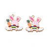 Alloy Enamel Pendants ENAM-N055-096A-2