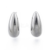 Non-Tarnish 304 Stainless Steel Teardrop Stud Earrings for Women EJEW-N052-01P-2