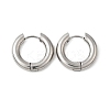 Tarnish Resistant 202 Stainless Steel Huggie Hoop Earrings EJEW-O087-08O-P-1