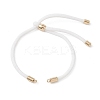 3MM Round Nylon Twisted Cord Slider Bracelet Making AJEW-JB01467-2