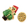 Christmas Theme Alloy Enamel Brooches JEWB-S022-05A-G-3
