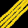 Transparent Glass Beads Strands LS-EGLA-A034-T8mm-MD17-2