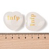 Natural Quartz Crystal Heart Engraving MBTI Figurines Statues for Home Office Desk Decorations G-K353-05H-3