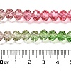 Transparent Painted Glass Beads Strands X1-DGLA-A034-T8mm-A18-3