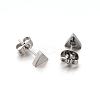 304 Stainless Steel Ear Studs EJEW-P045-04P-1
