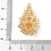 Brass Cat Eye Pendants KK-R224-16B-G-3