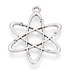 Tibetan Style Alloy Pendants TIBE-S309-13AS-NR-1