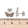 Tarnish Resistant 304 Stainless Steel Stud Earrings with 316 Surgical Stainless Steel Pins PW-WG57925-02-4