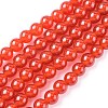 Natural Carnelian Beads Strands X-G-C076-6mm-2A-1