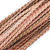 Braided PU Leather Cords LC-S018-10C-2