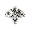 Tibetan Style Alloy Connector Charms PALLOY-M198-29AS-1