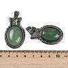 Natural Green Aventurine Pendants G-I370-09AS-05-3