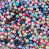 910Pcs 13 Colors Rainbow ABS Plastic Imitation Pearl Beads OACR-CD0001-10-3
