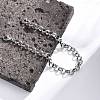 Tarnish Resistant 304 Stainless Steel Cable Chain Bracelets BJEW-I202-02B-3